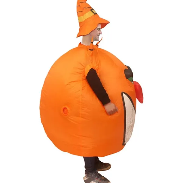 Uppblåsbar Pumpadräkt Rolig Luftblåsande Dräkt Jumpsuit Maskerad Cosplay Halloween Juldräkt Vuxenstorlek> Dräkter