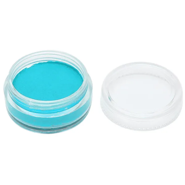 UV Fluorescerande Ansiktsfärg Vattenlöslig Halloween Jul Kroppsfärg 10g Cyan Multifunktionell> Smink