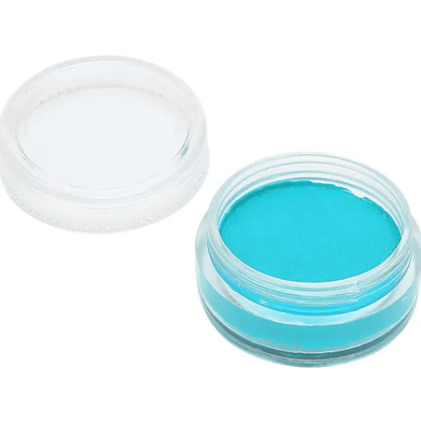 UV Fluorescerande Ansiktsfärg Vattenlöslig Halloween Jul Kroppsfärg 10g Cyan Multifunktionell> Smink