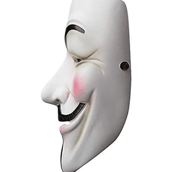 ATELA V för Vendetta Guy Fawkes Mask Quality Anonymous Mask Halloween Costume Hackers Mask Cosplay Party Mask One Size> Masker