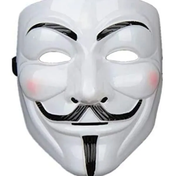 V för Vendetta-mask, Anonymous Guy Fawkes Halloween-mask - Hacker-mask> Masker