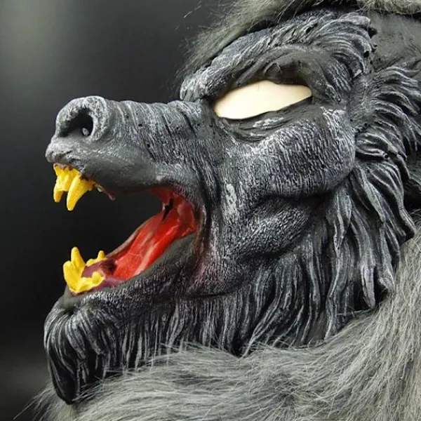 LAIQIANKUA varulv halloween mask stor dålig varg vuxen full huvud varg mask> Masker