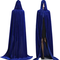 Velvet Cloak Cape Ghost Capes BLÅ><noscript><img width=