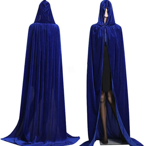 Velvet Cloak Cape Ghost Capes BLÅ> Tillbehör