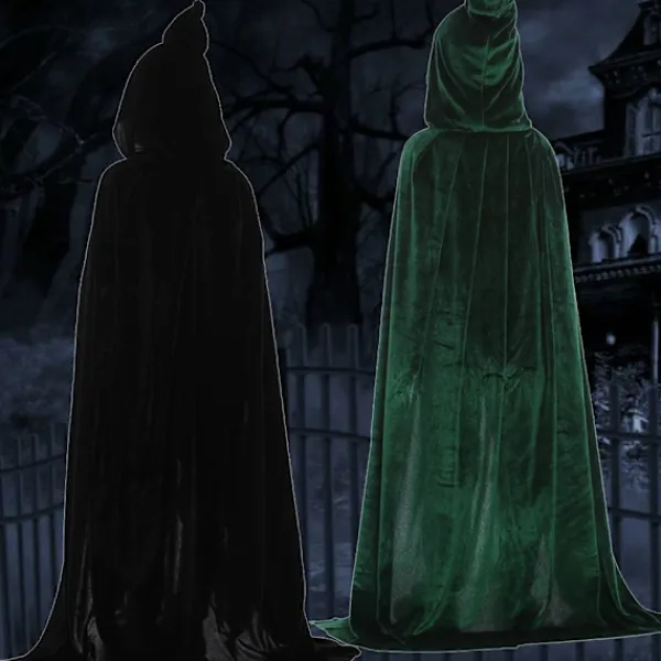 Velvet Cloak Cape Ghost Capes BLÅ> Tillbehör