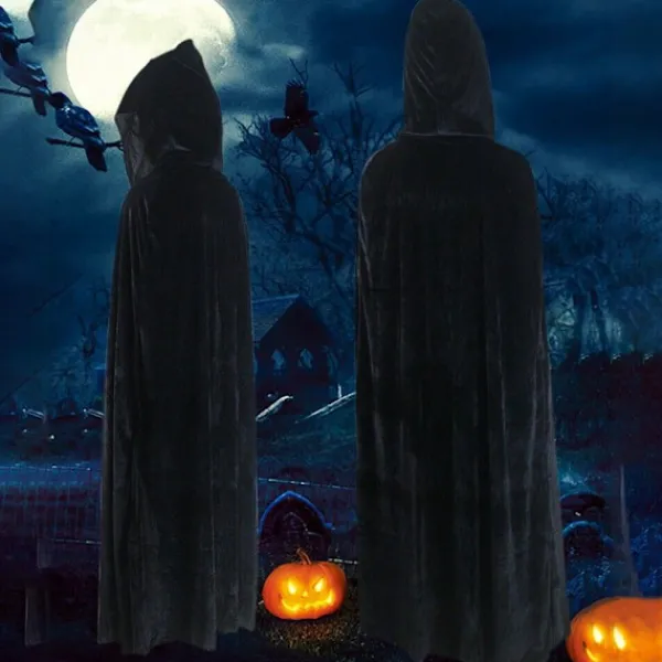Velvet Cloak Cape Ghost Capes BLÅ> Tillbehör
