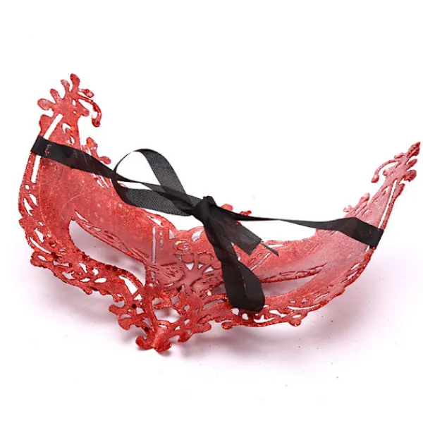 Venedig Sexig Golden Fox Mask Maskeraddräkt Dansmask> Masker