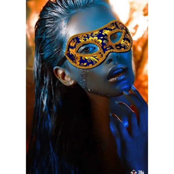 Venetiansk mask, maskerad karnevalsmasker ansiktskostym karneval-FA-> Masker