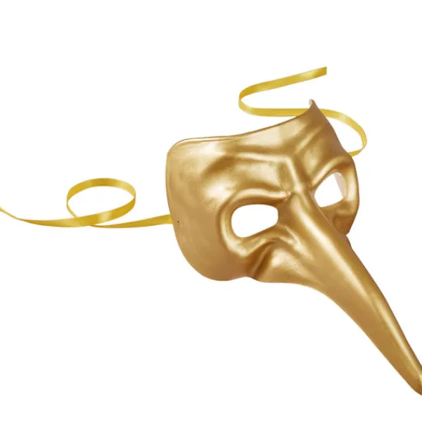 tectake Venetiansk mask med lång näsa> Masker