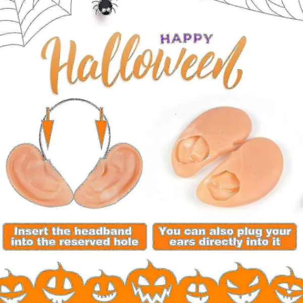 FMYSJ Överdimensionerat Jumbo Falska Öron Pannband för Halloween Cosplay (FMY)> Tillbehör