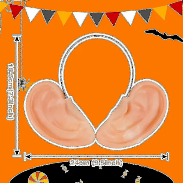 FMYSJ Överdimensionerat Jumbo Falska Öron Pannband för Halloween Cosplay (FMY)> Tillbehör