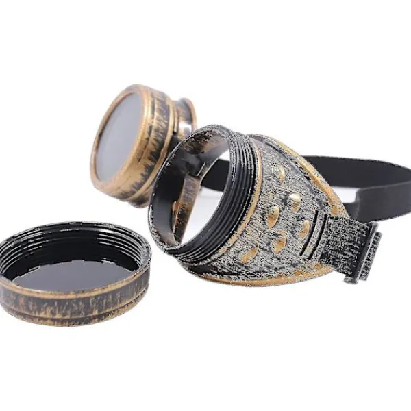 Vintage steampunk glasögon Diamant linser Solförmörkelse glasögon> Tillbehör