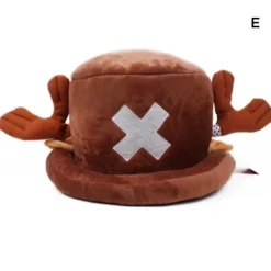 Vinter Plysch Varm Hatt Söt Tecknad Tony Tony Chopper Form Julklappar för Kvinnor Flicka[DS] D><noscript><img width=