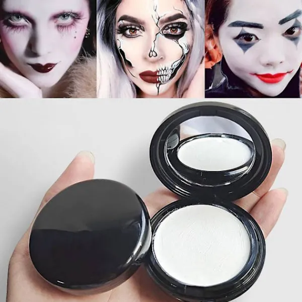 Vit Smink Foundation Kräm Concealer Cosplay Vit Zombie Smink Ansikte Cre_Bra saker> Smink