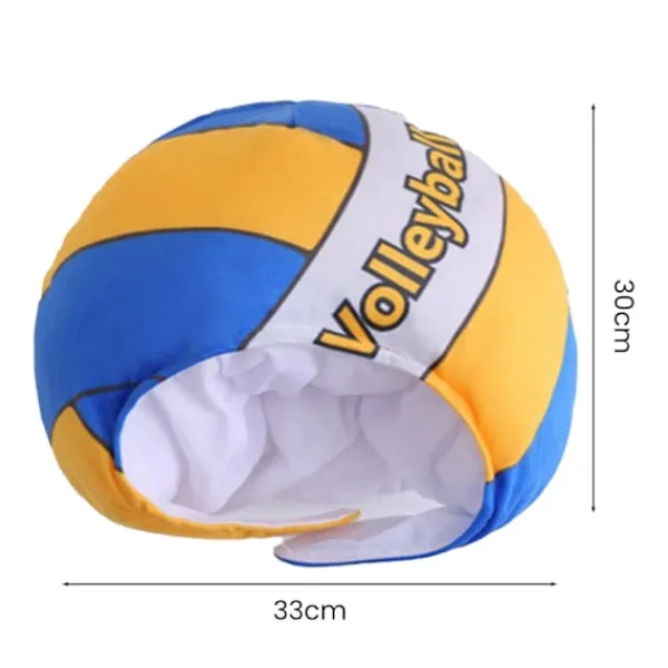 Volleyboll Plyschmössa Extra Mjuk Realistiskt Utseende Bedårande Tvättbar Fullt Fylld Dekorativ Icke-Bleknande Nyhet Volleyboll Plyschmössa Cosplay Huvudbonad | Fyndiq> Huvudbonader