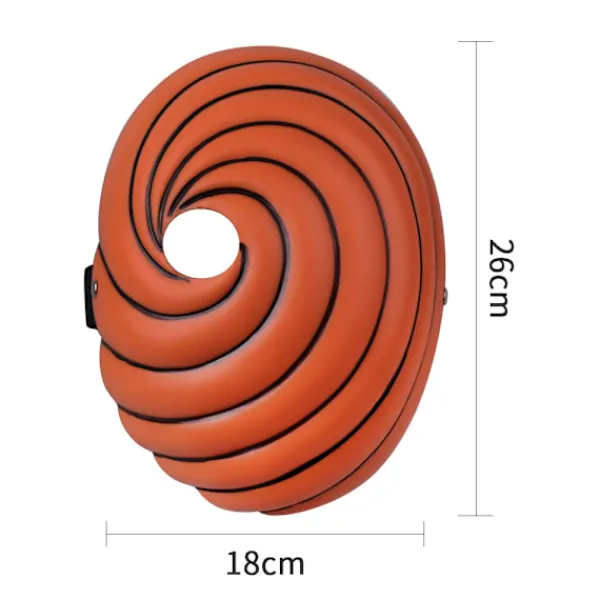 Vuxen barn Anime Naruto Obito Anime Mask Cosplay Prop Halloween> Masker