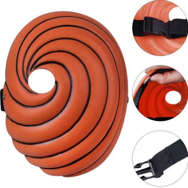 Vuxen barn Anime Naruto Obito Anime Mask Cosplay Prop Halloween> Masker