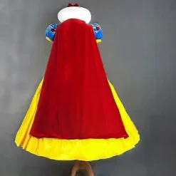 Vuxen Cosplay Klänning Snövit Flicka Prinsessklänning Kvinnor Vuxen Tecknad Prinsessa Snövit Halloween Party Kostym V Vuxen Set S> Dräkter