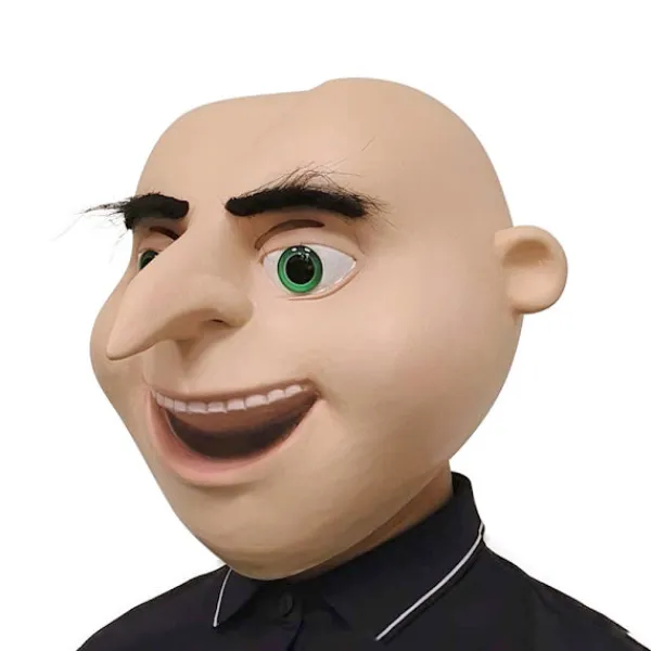 Vuxen Despicale Me Gru Cosplay Helhuvud Latex Mask Halloween Party Maskerad> Masker