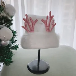 WAIDFU Vuxen Glitter Snöflinga Broderad Jultomtehatt><noscript><img width=