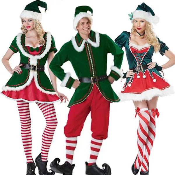Vuxen Julgran Cosplay Kostymer Jul Kostymer Spel Kostymer 2XL> Dräkter