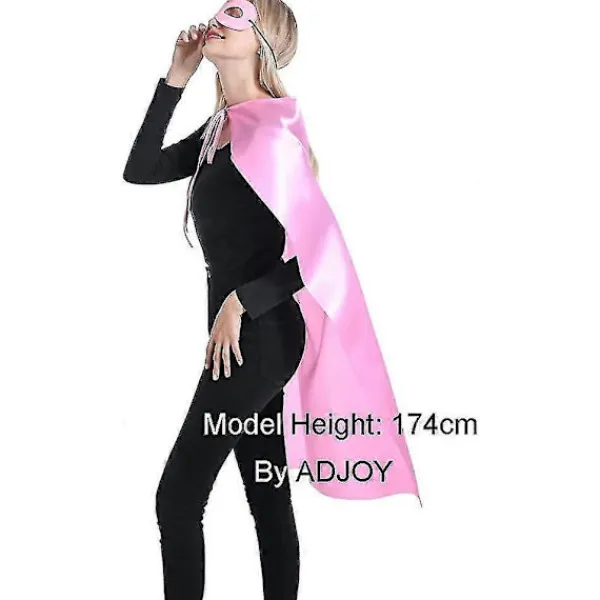 unbranded Vuxen Superhjälte Cape Och Mask För Man Och Kvinna - Halloween Vampyr Capes Festklänning Superhjälte Kostym> Dräkter