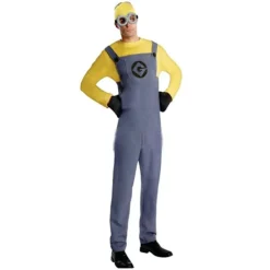 Vuxna Barn Minions Kostym Maskeraddräkt Cosplay Despicable Me Pojke Flicka Kläder .k M> Dräkter