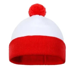 FMYSJ Wally Hatt Rolig Waldo Röd Vit Stickad Hatt För Jul Halloween Cosplay Rekvisita Trevliga Julklappar Genomsnittlig Storlek (FMY)> Huvudbonader