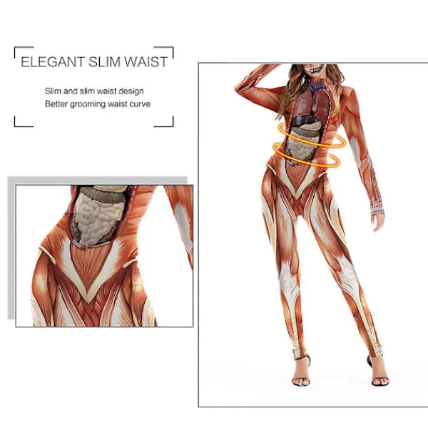 Women's Bodysuit Cosplay Party Costumes S> Dräkter
