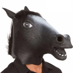 43x26cm, Hästmask Party Klä Ut Häst Huvud Latex Masker för Vuxna Män Maskerad> Masker