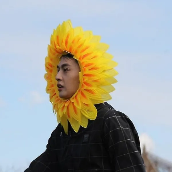 {xjxj}Solroshatt Roliga Performance Rekvisita Hatt Party Festival Spel> Huvudbonader