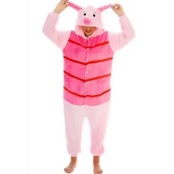 (YFL) Nalle Puh Karaktärer Unisex Onesie Maskeraddräkt Tröjor Pyjamas en Nasse L(170CM-180CM) Nasse L(170CM-180CM)> Dräkter