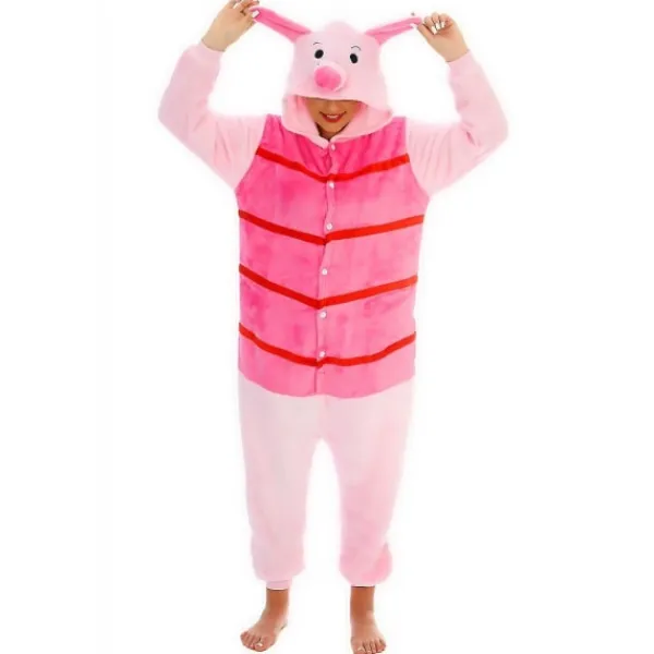 (YFL) Nalle Puh Karaktärer Unisex Onesie Maskeraddräkt Tröjor Pyjamas en Nasse L(170CM-180CM) Nasse L(170CM-180CM)> Dräkter
