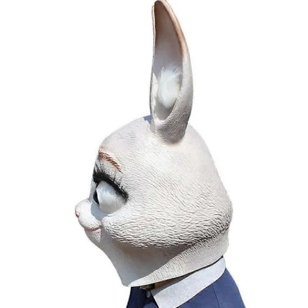 Zootropolis Judy Hopps Kaninmask, Cosplay Party Rekvisita, Tecknad Figur Halloween Kostymmask> Masker